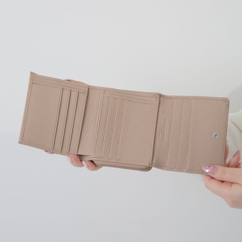 コンパクト 財布 コンパクト 財布 シンプル三つ折りミニ財布