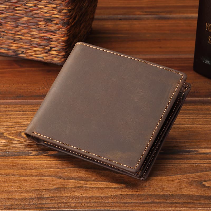 コンパクト 財布 職人技光る本革二つ折り財布