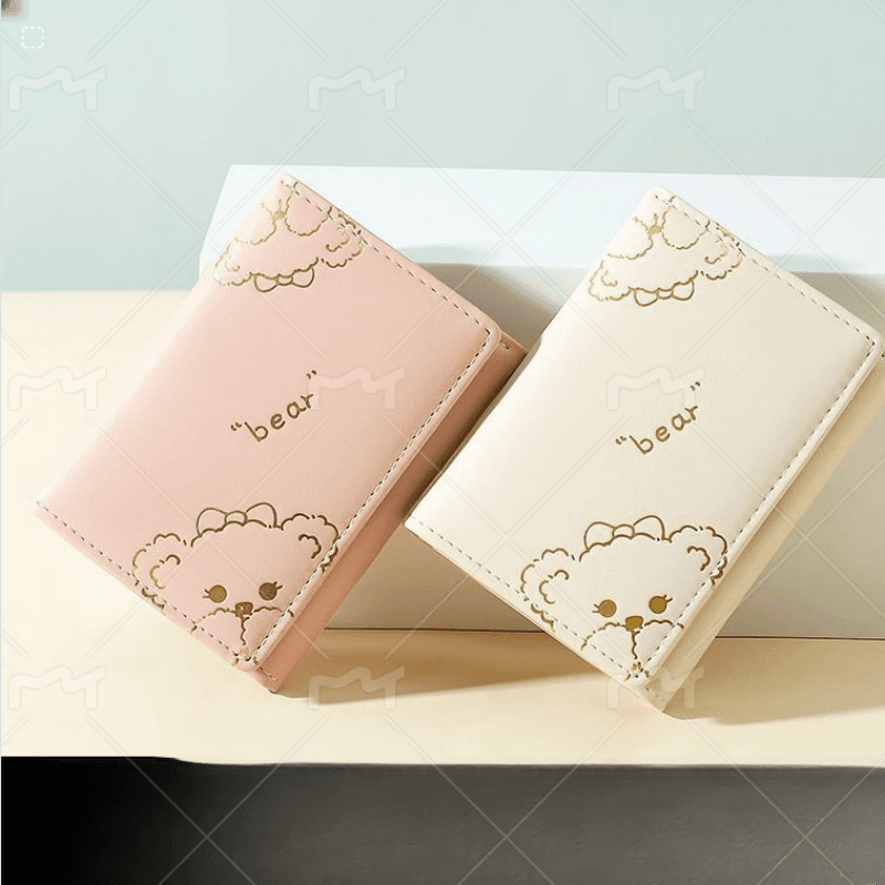 コンパクト 財布 優美な雲模様のミニマル財布