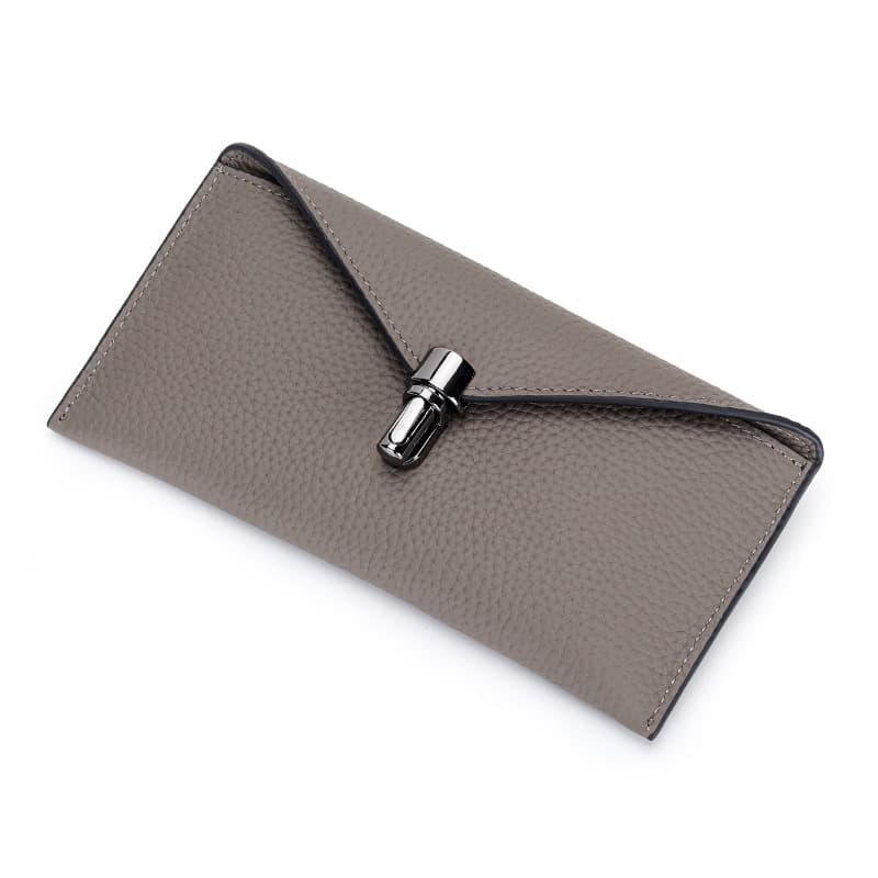 コンパクト 財布 シンプル本革スマート財布