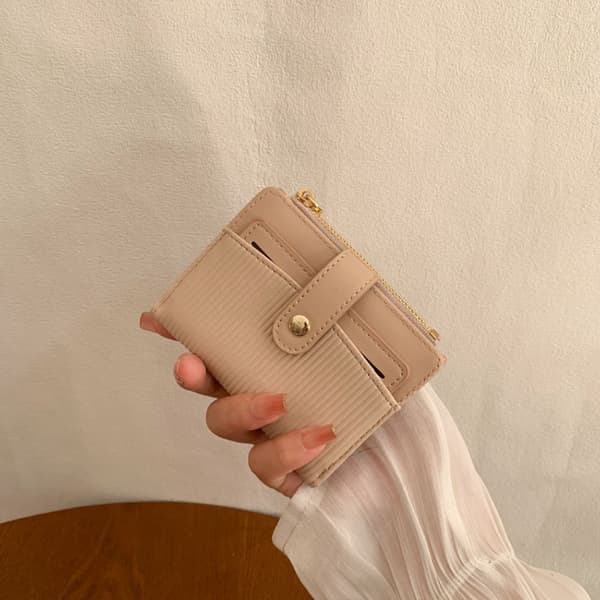 コンパクト 財布 レディース 小さな財布 折りたたみ コンパクト財布 縦しま