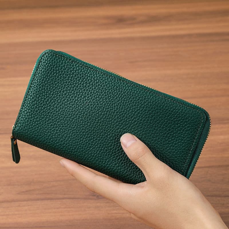 コンパクト 財布 本革ラウンド型カード収納コンパクト財布