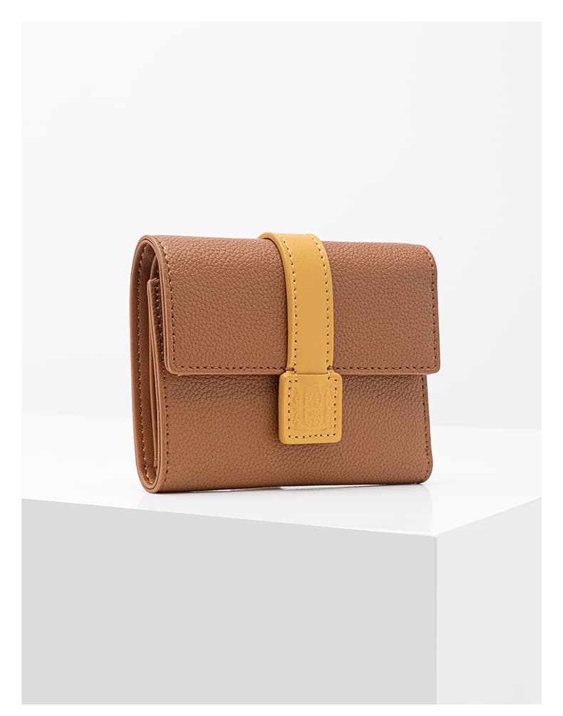 コンパクト 財布 三つ折り上質レザー ミニ財布