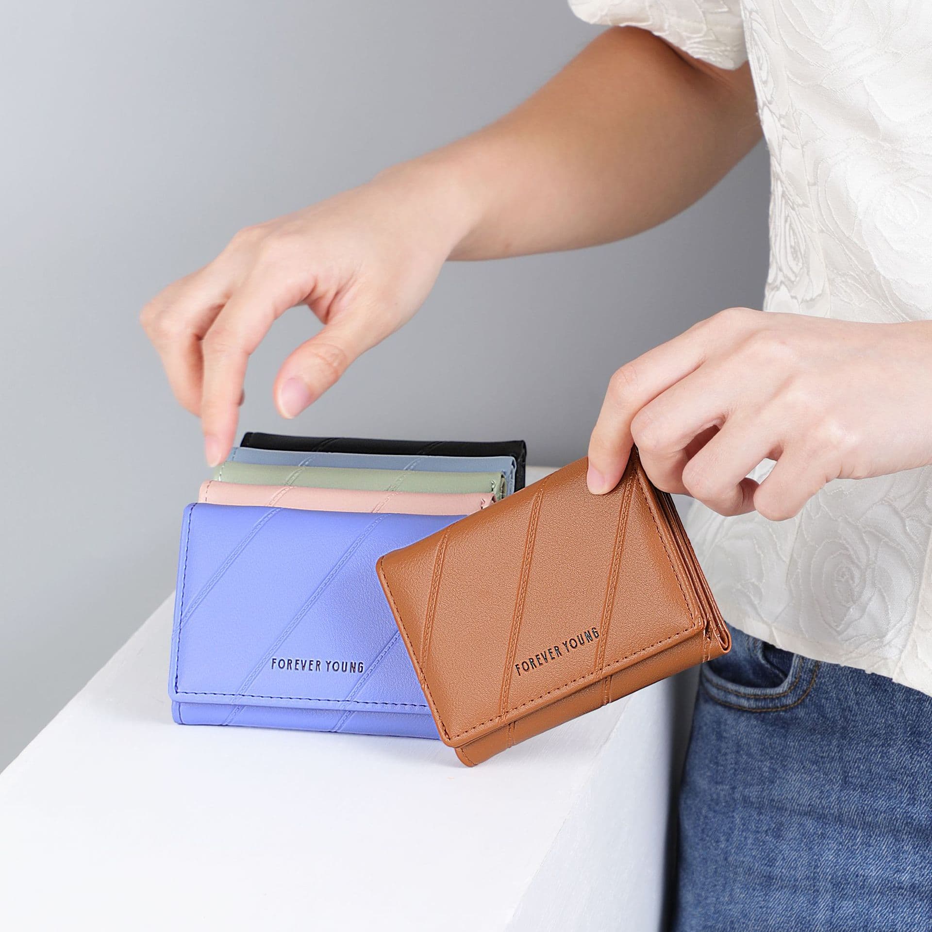 コンパクト 財布 三つ折り 上品三つ折りミニ財布