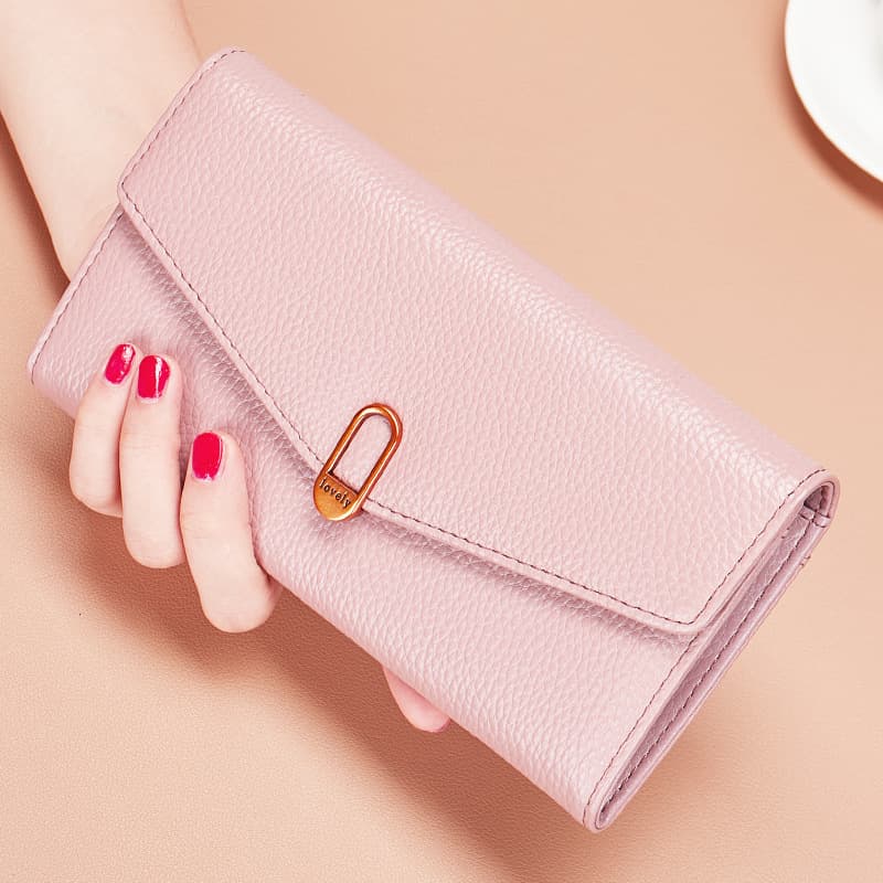 コンパクト 財布 シンプル上質な本革コンパクト長財布