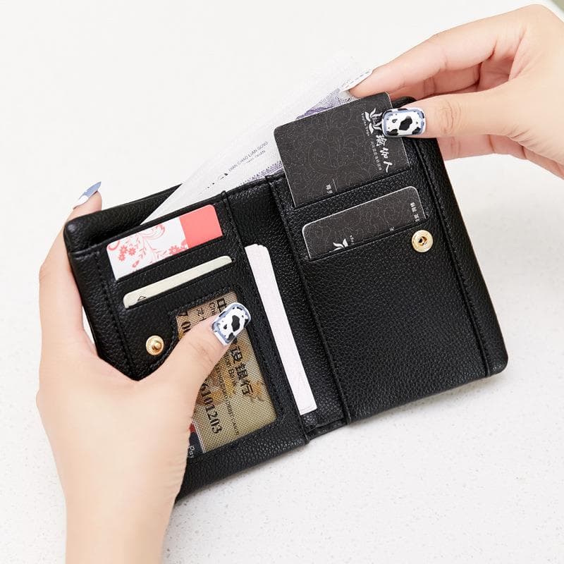 コンパクト 財布 高級牛革コンパクト財布