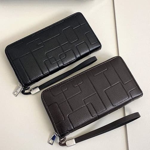 コンパクト 財布 型押し幾何学模様 コンパクト財布＆長財布セット