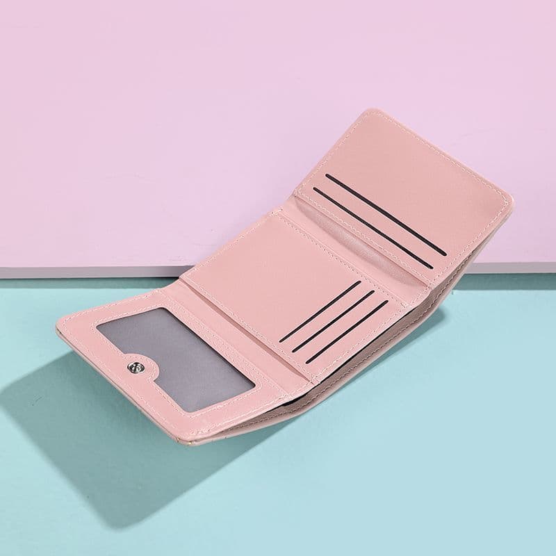 コンパクト 財布 優美な雲模様のミニマル財布