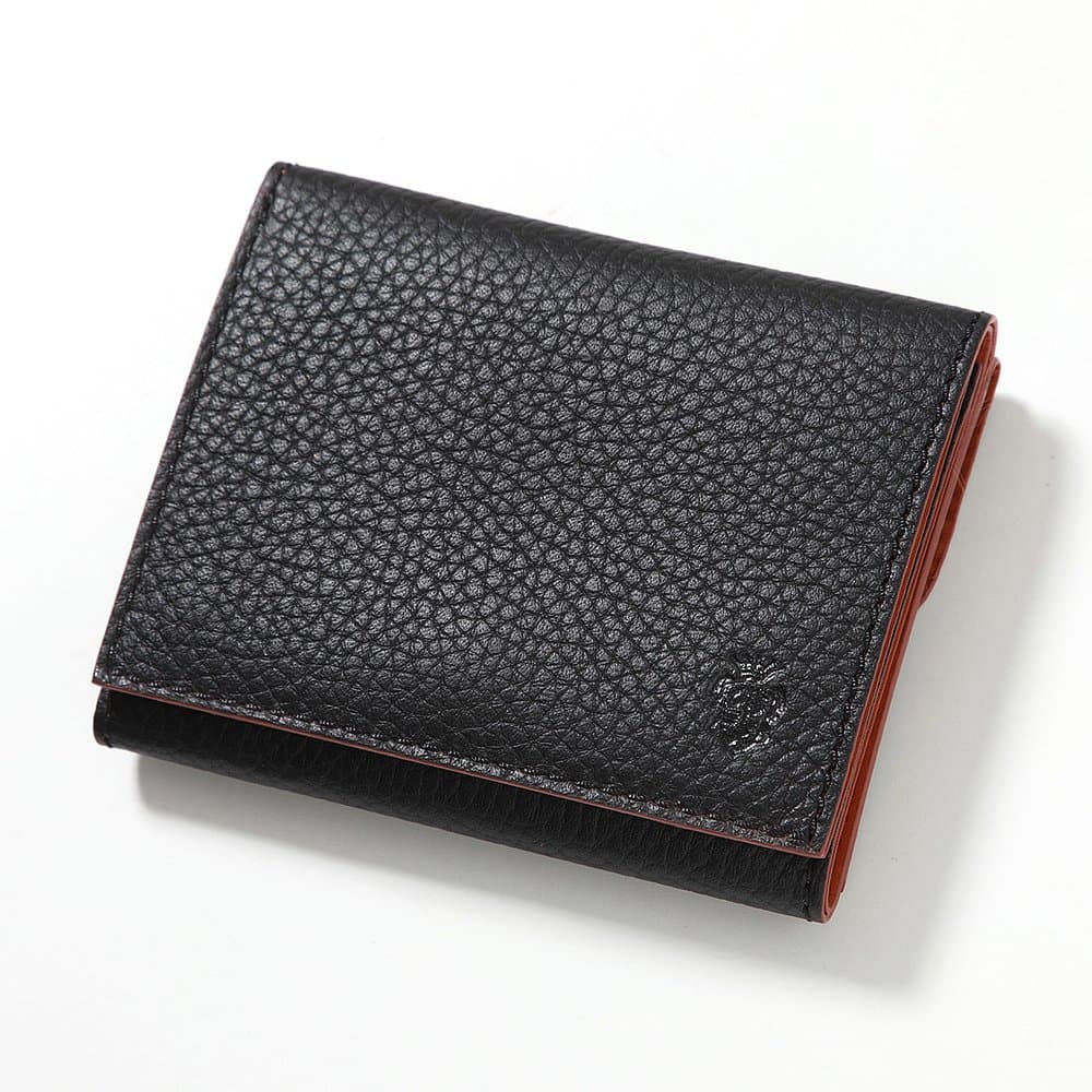 コンパクト 財布 三つ折り 上質レザー三つ折りコンパクト財布