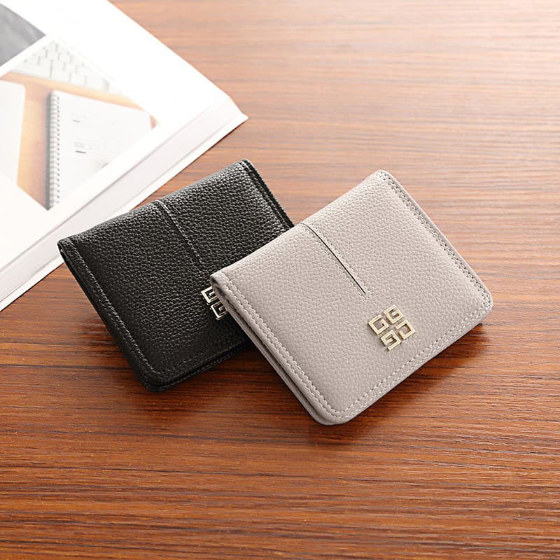 コンパクト 財布 シンプル上品コンパクト二つ折り財布