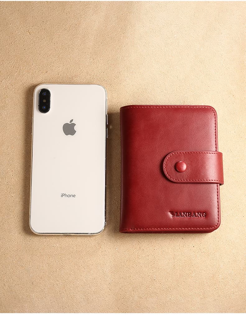 コンパクト 財布 本革シンプル スナップミニ財布