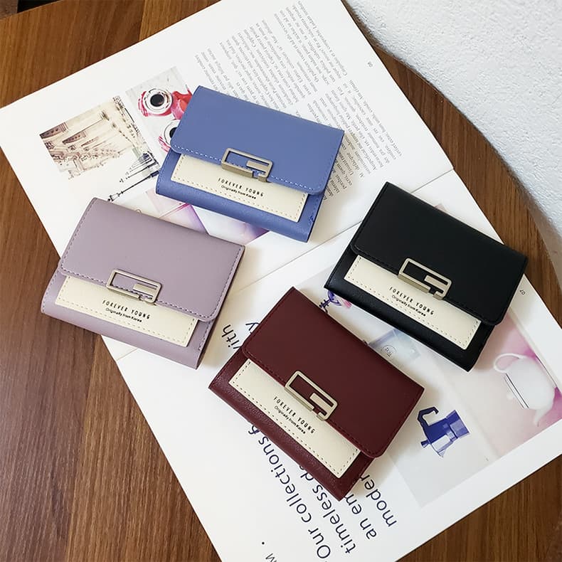 コンパクト 財布 フォーマル仕様 ミニマル三つ折り財布
