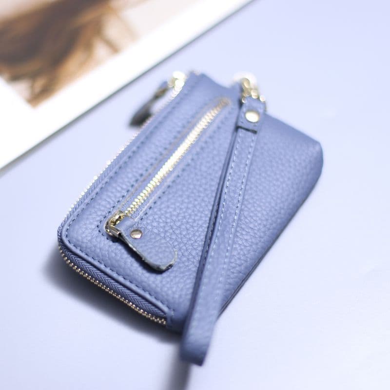 コンパクト 財布 上質な本革ミニ財布 多機能二つ折りコインケース