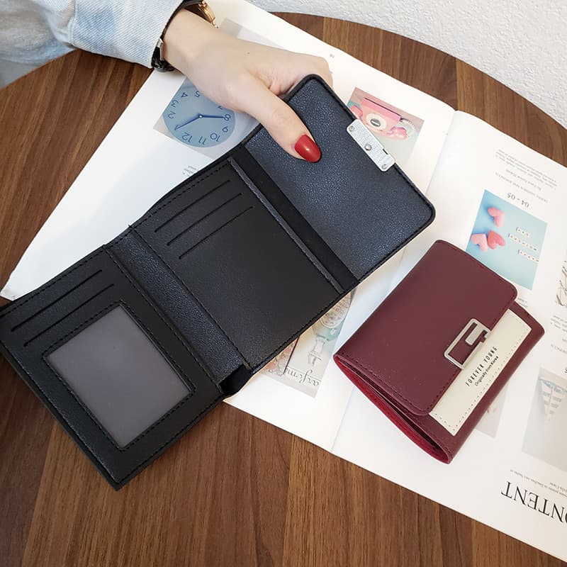 コンパクト 財布 フォーマル仕様 ミニマル三つ折り財布