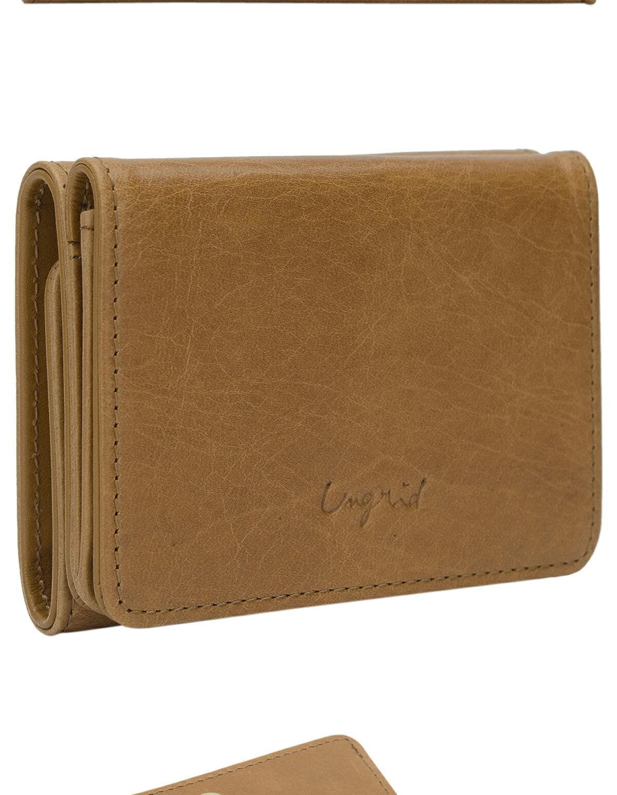 コンパクト 財布 洗練された二つ折りミニマル財布