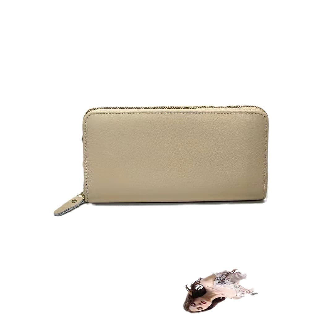 コンパクト 財布 上品な型押し本革長財布