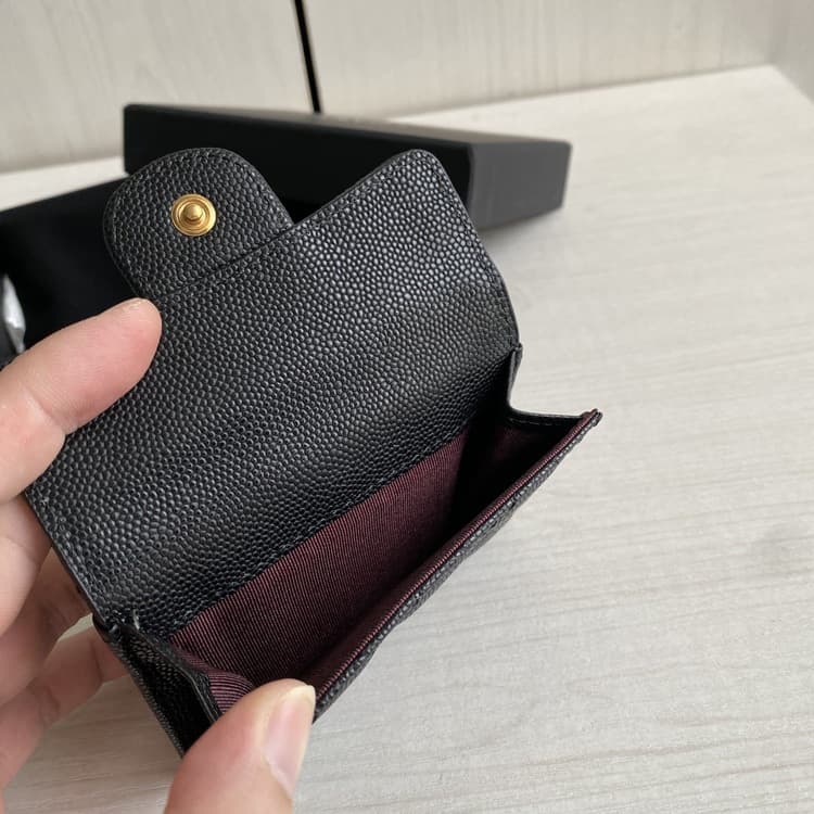 コンパクト 財布 三つ折り 高級キルティング三つ折り財布