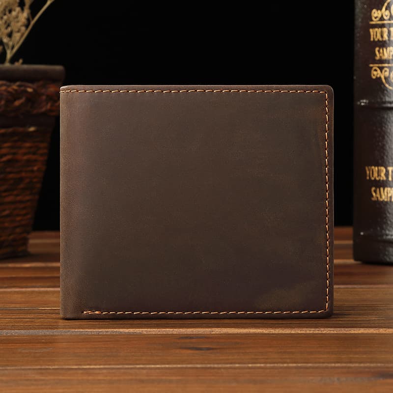 コンパクト 財布 職人技光る本革二つ折り財布