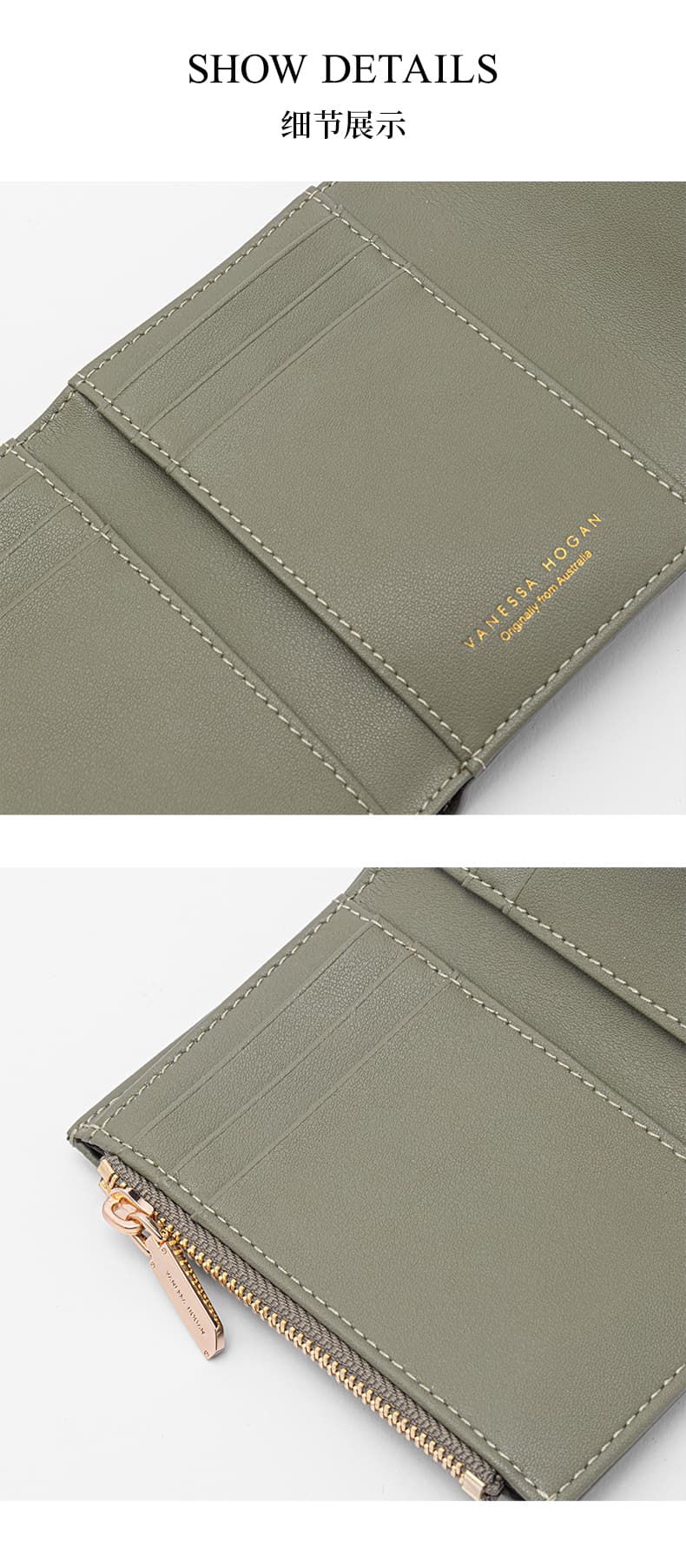 コンパクト 財布 三つ折り上質レザー ミニ財布