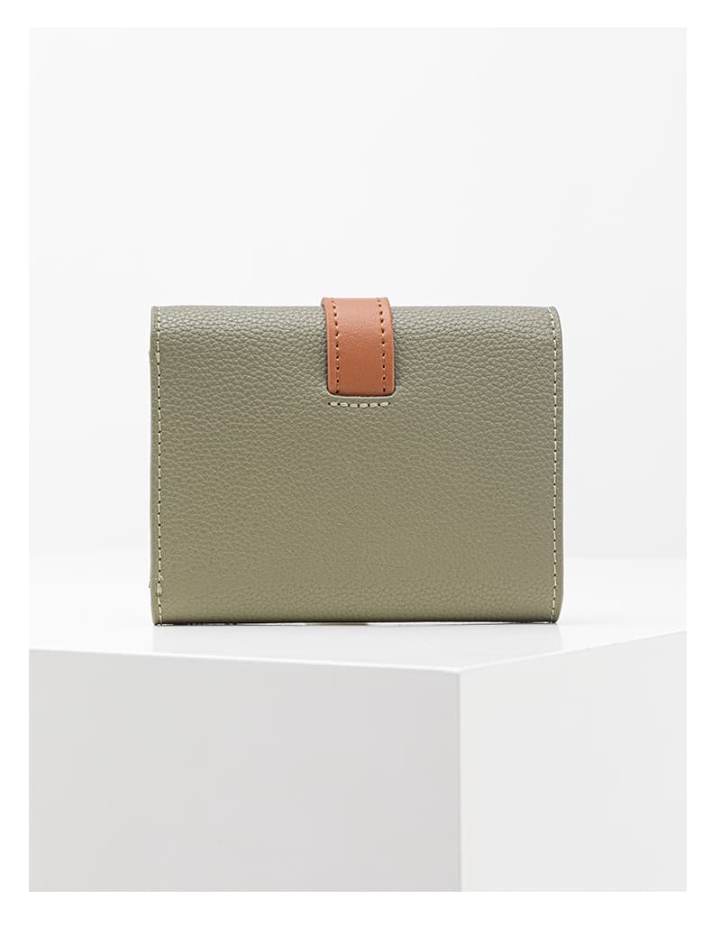 コンパクト 財布 三つ折り上質レザー ミニ財布