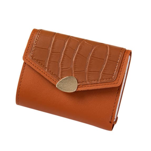 コンパクト 財布 レディース二つ折り財布コンパクト型押しミニ財布