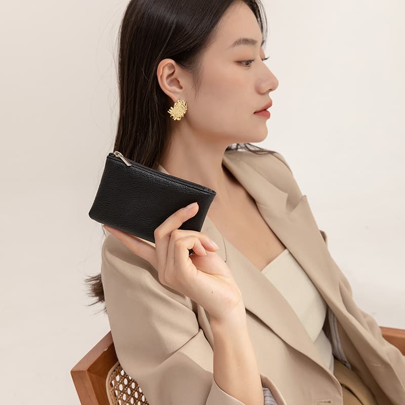 コンパクト 財布 シンプル上品ミニ財布 本革