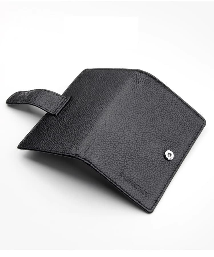 コンパクト 財布 多機能カード収納 本革二つ折り財布