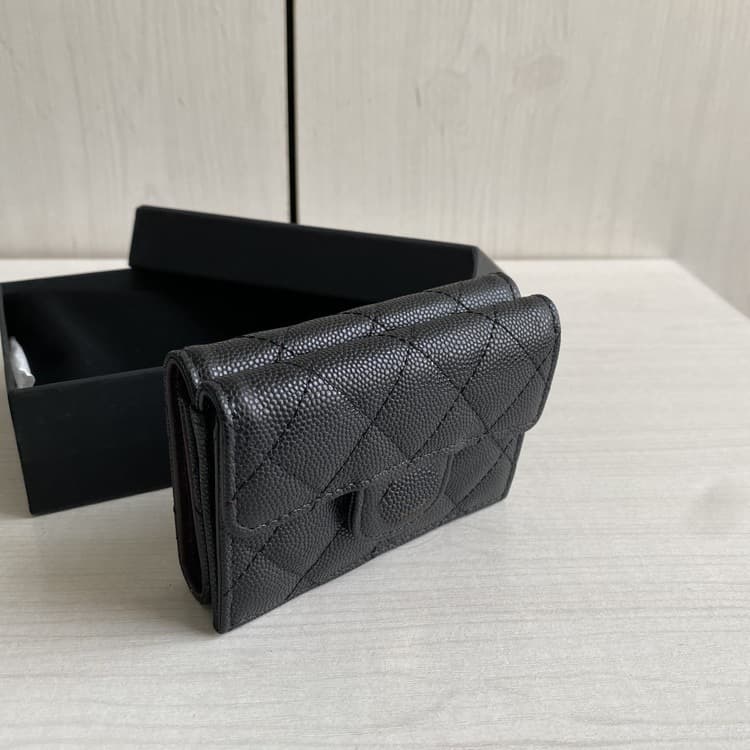 コンパクト 財布 三つ折り 高級キルティング三つ折り財布