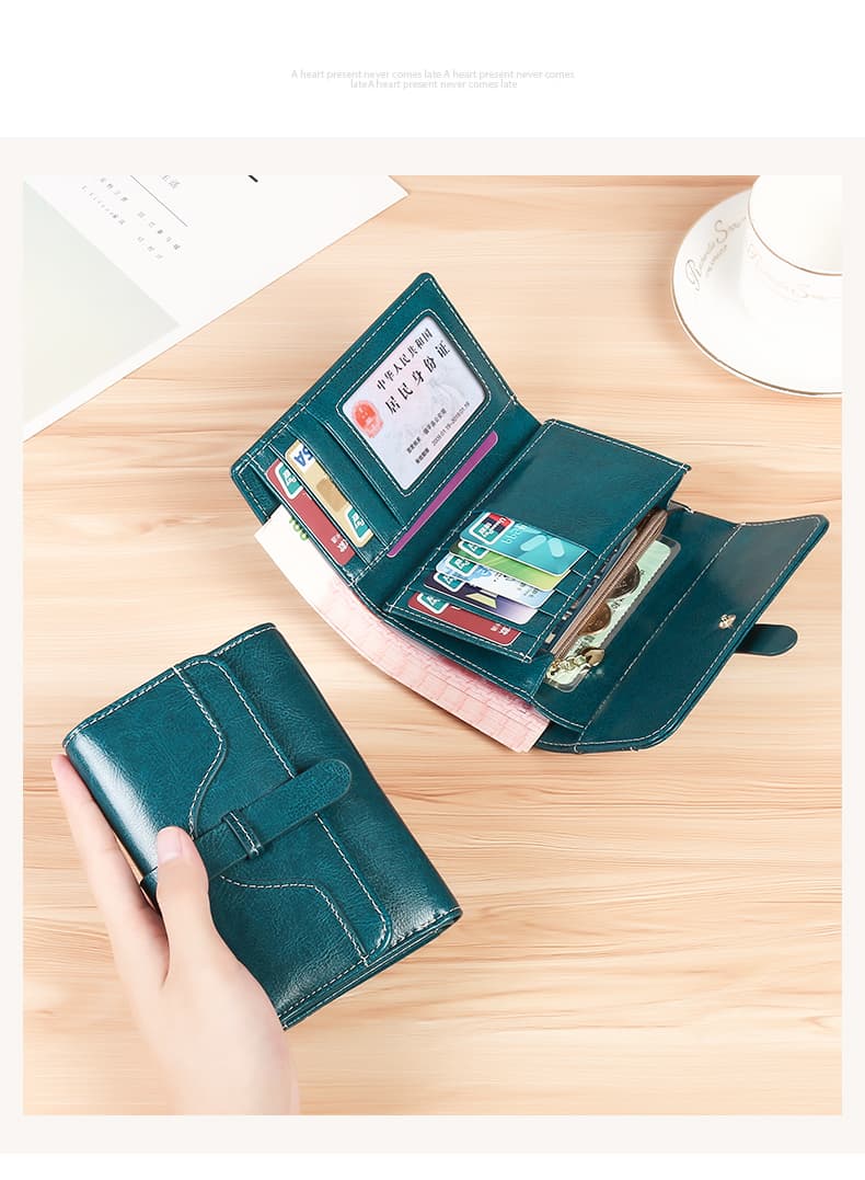 コンパクト 財布 アンティーク調 多機能コンパクト財布