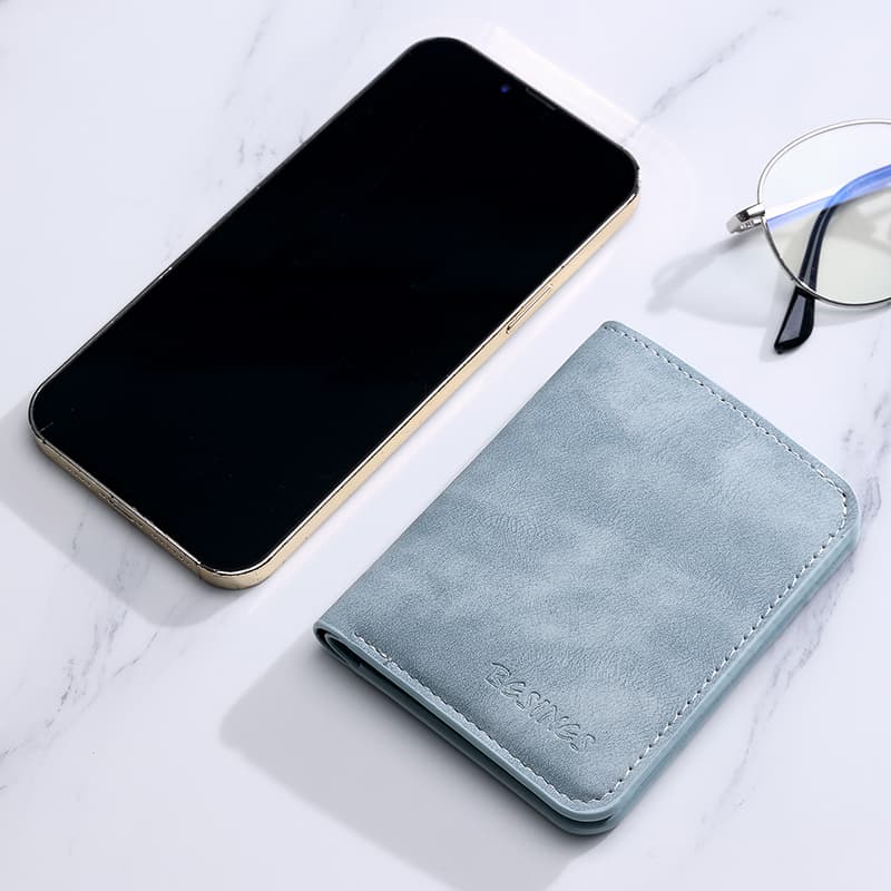 コンパクト 財布 シンプル二つ折りミニ財布