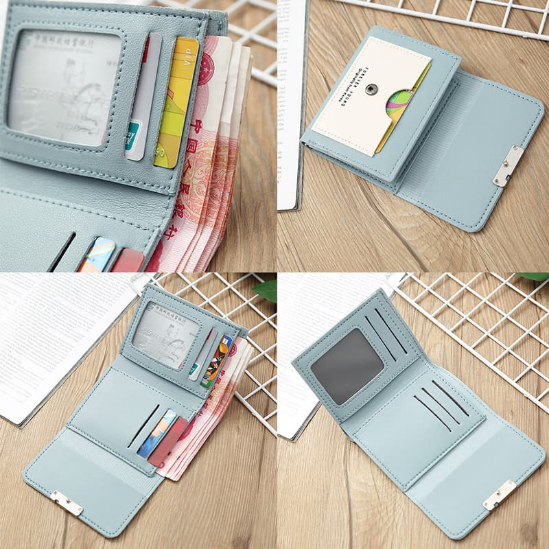 コンパクト 財布 レディース 高級感小さい財布カード収納付きコンパクト財布