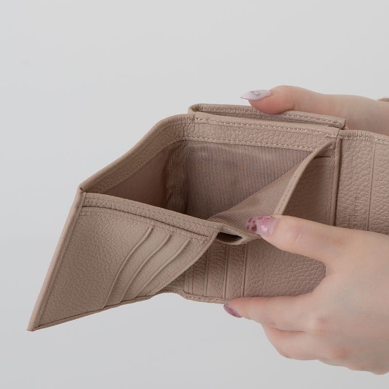 コンパクト 財布 コンパクト 財布 シンプル三つ折りミニ財布