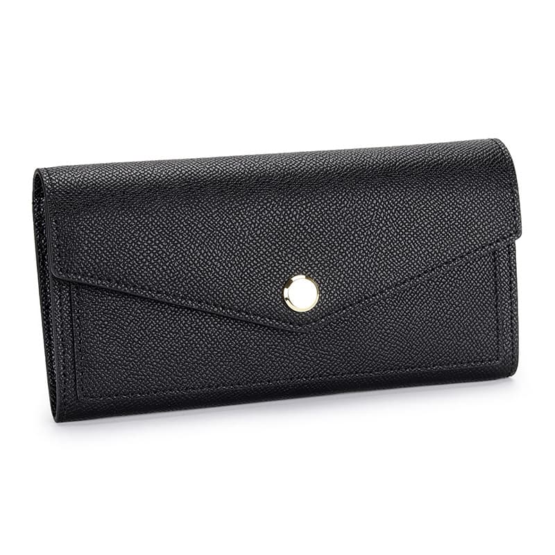 コンパクト 財布 シンプル上品 二つ折り薄型財布