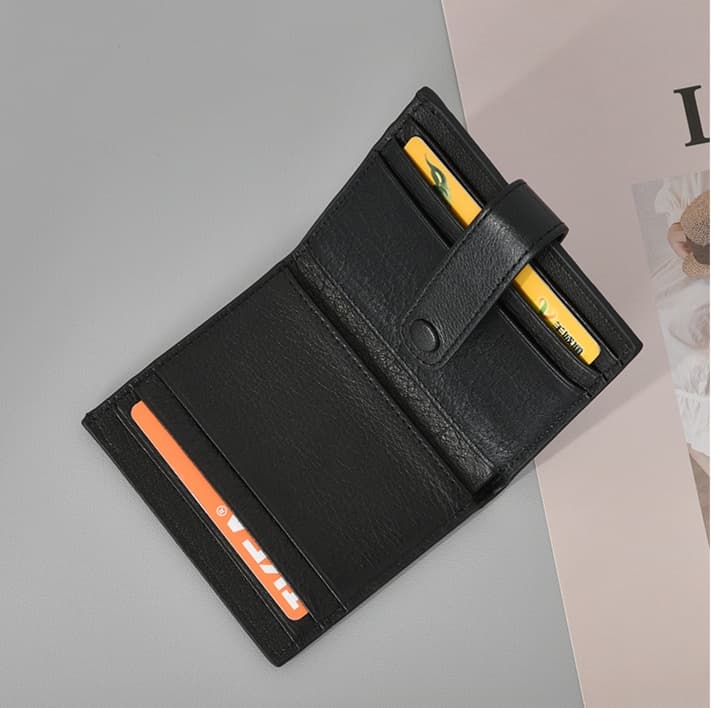 コンパクト 財布 クロコ型押しミニマル財布