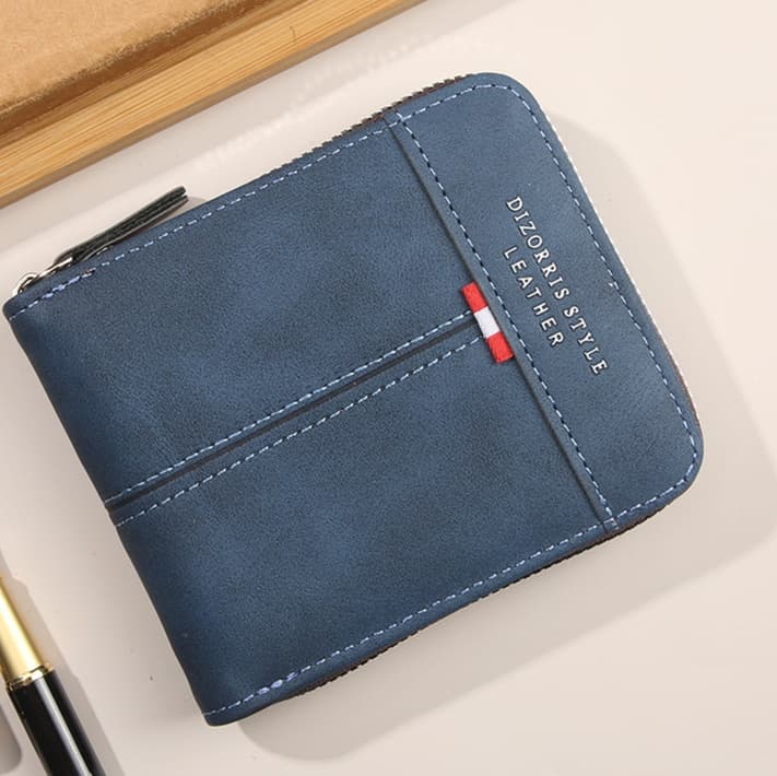 コンパクト 財布 プレミアム二つ折りジップウォレット
