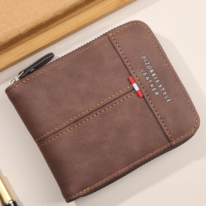 コンパクト 財布 プレミアム二つ折りジップウォレット