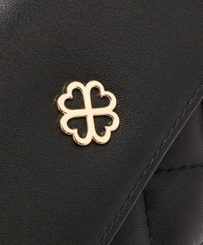 コンパクト 財布 キルティングフラップ 三つ折りコンパクト財布