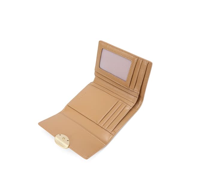 コンパクト 財布 三つ折り 上品な金具付き コンパクトウォレット