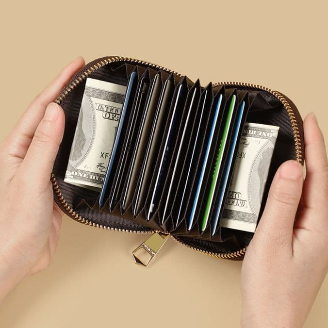 コンパクト 財布 多機能 コンパクト財布 ミニウォレット ラウンドジップ