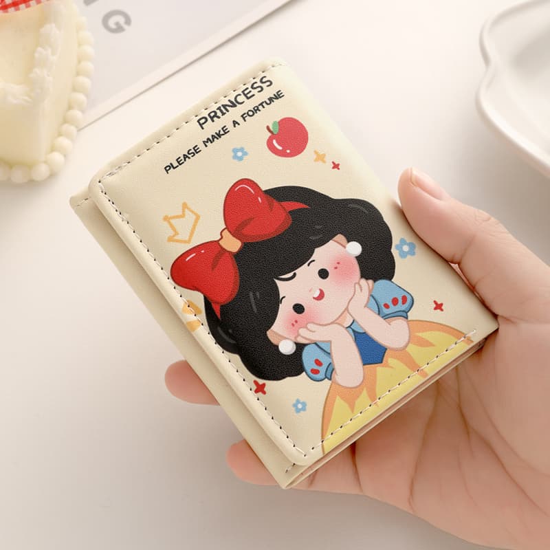 コンパクト 財布 乙女心くすぐる かわいい三つ折りミニ財布