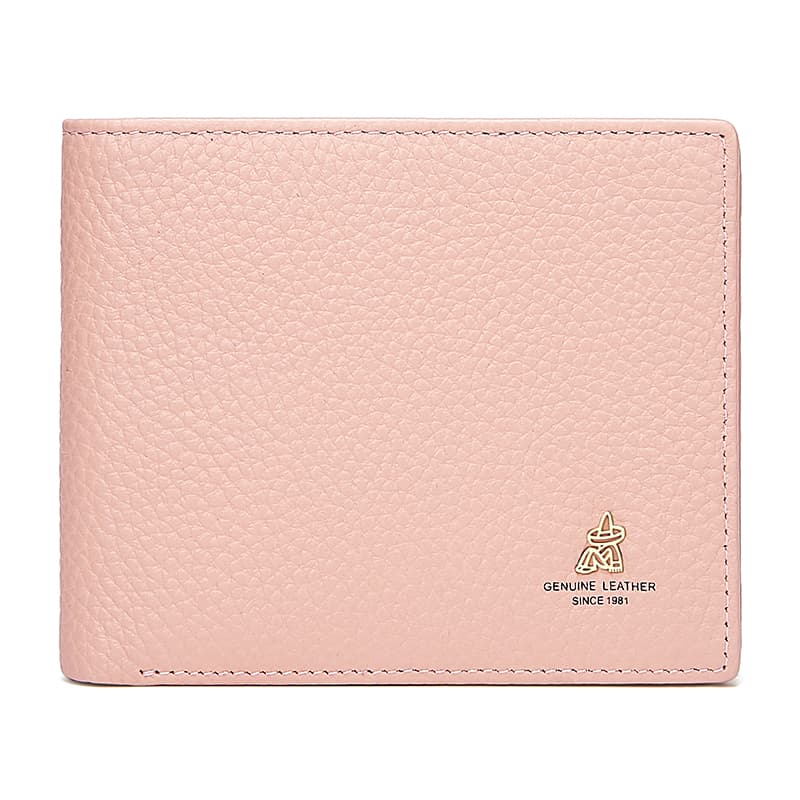コンパクト 財布 本革シンプル二つ折り財布