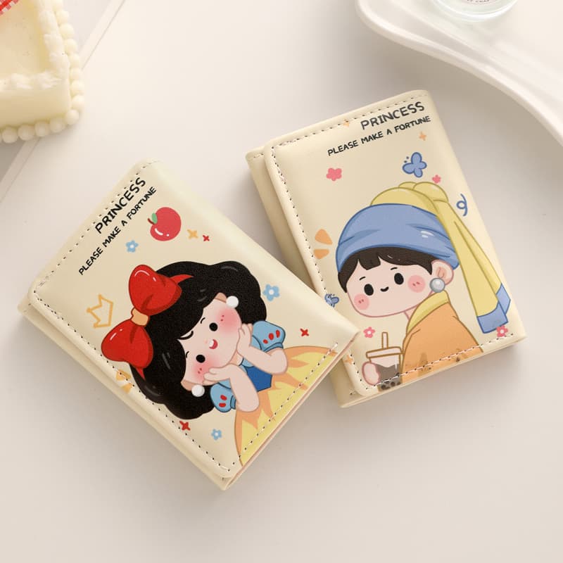 コンパクト 財布 乙女心くすぐる かわいい三つ折りミニ財布