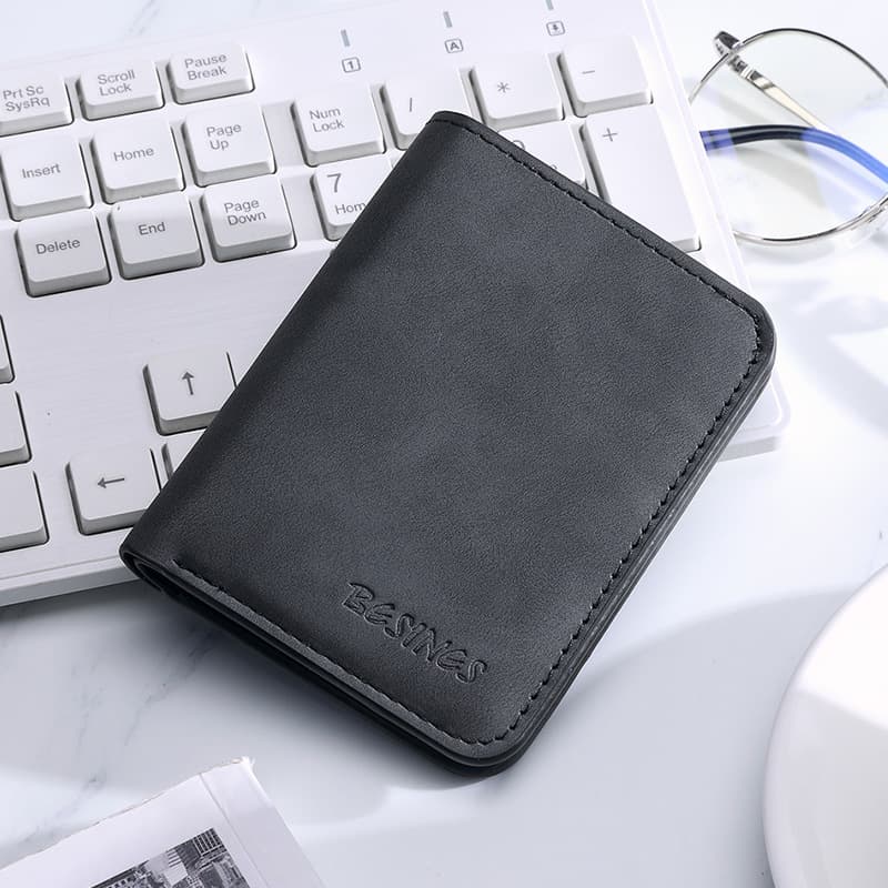 コンパクト 財布 上質な縫製 シンプル薄型財布
