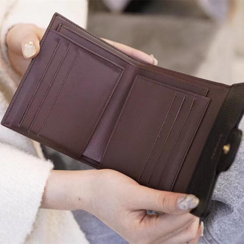 コンパクト 財布 三つ折り キルティング模様 三つ折りコンパクト財布