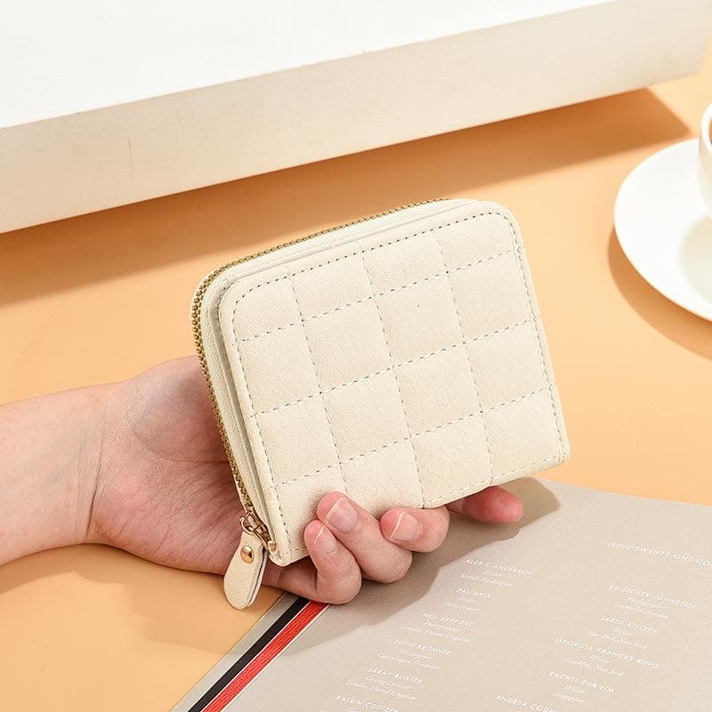 コンパクト 財布 キルティングミニジップ財布 コンパクト収納