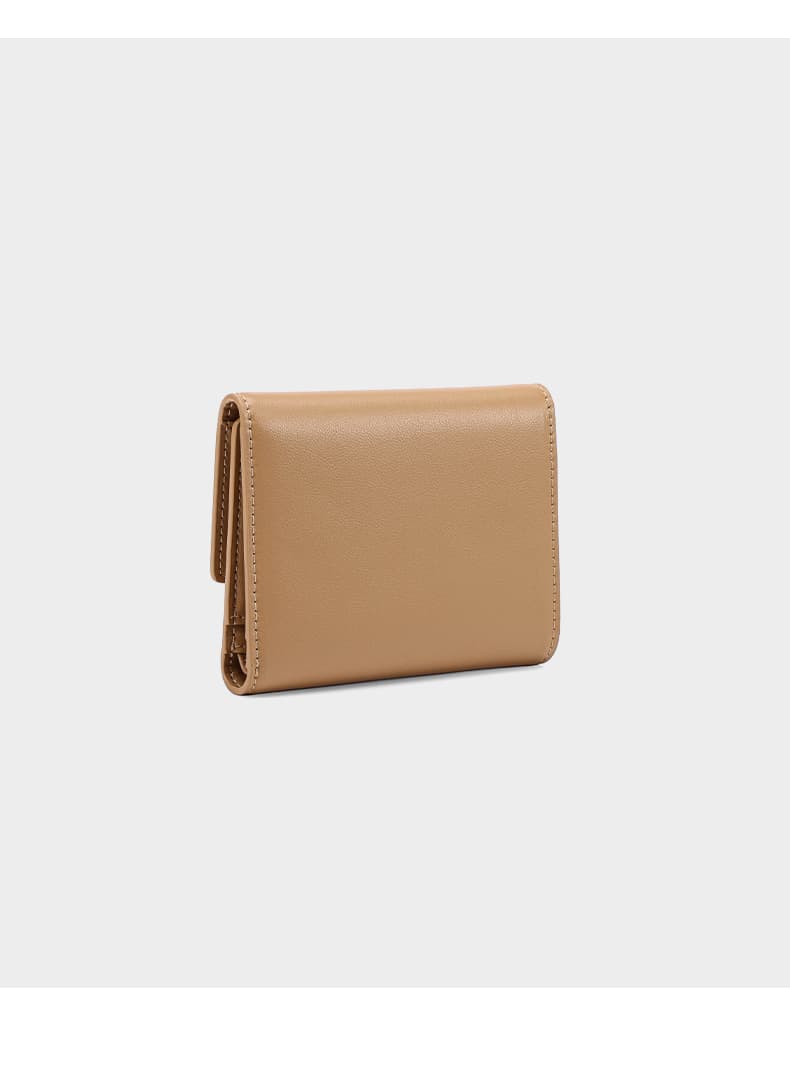 コンパクト 財布 三つ折り 上品な金具付き コンパクトウォレット