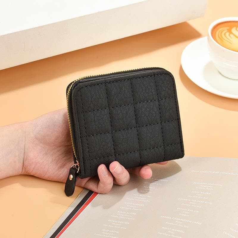 コンパクト 財布 キルティングミニジップ財布 コンパクト収納