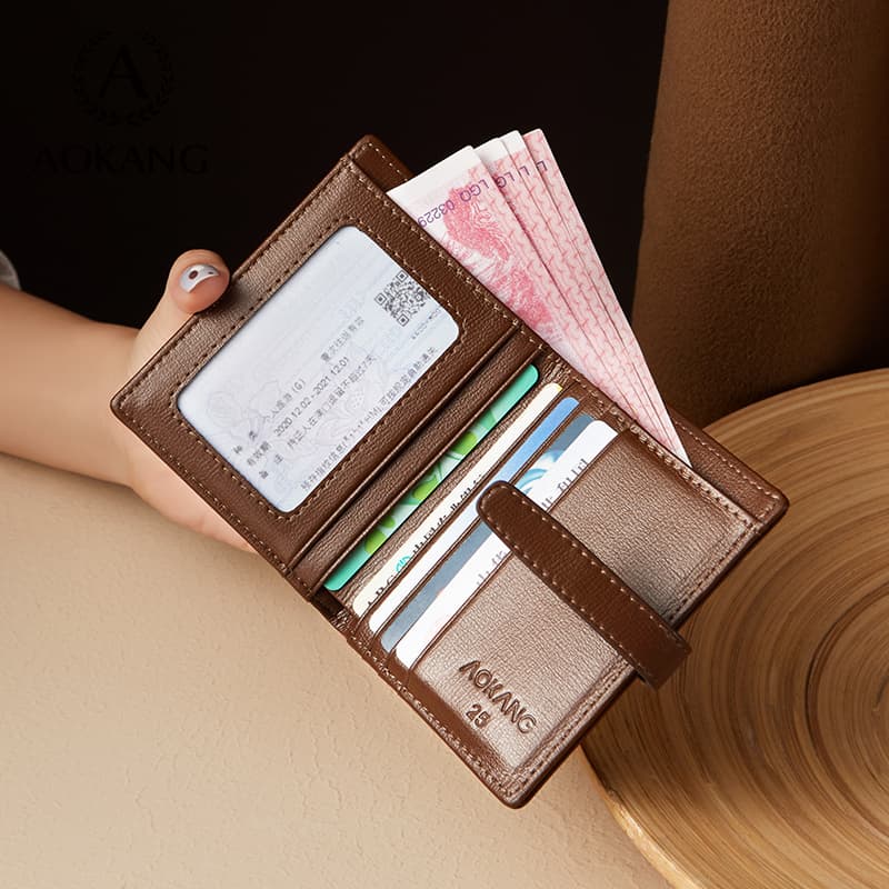 コンパクト 財布 モノグラム柄 上質 二つ折り財布
